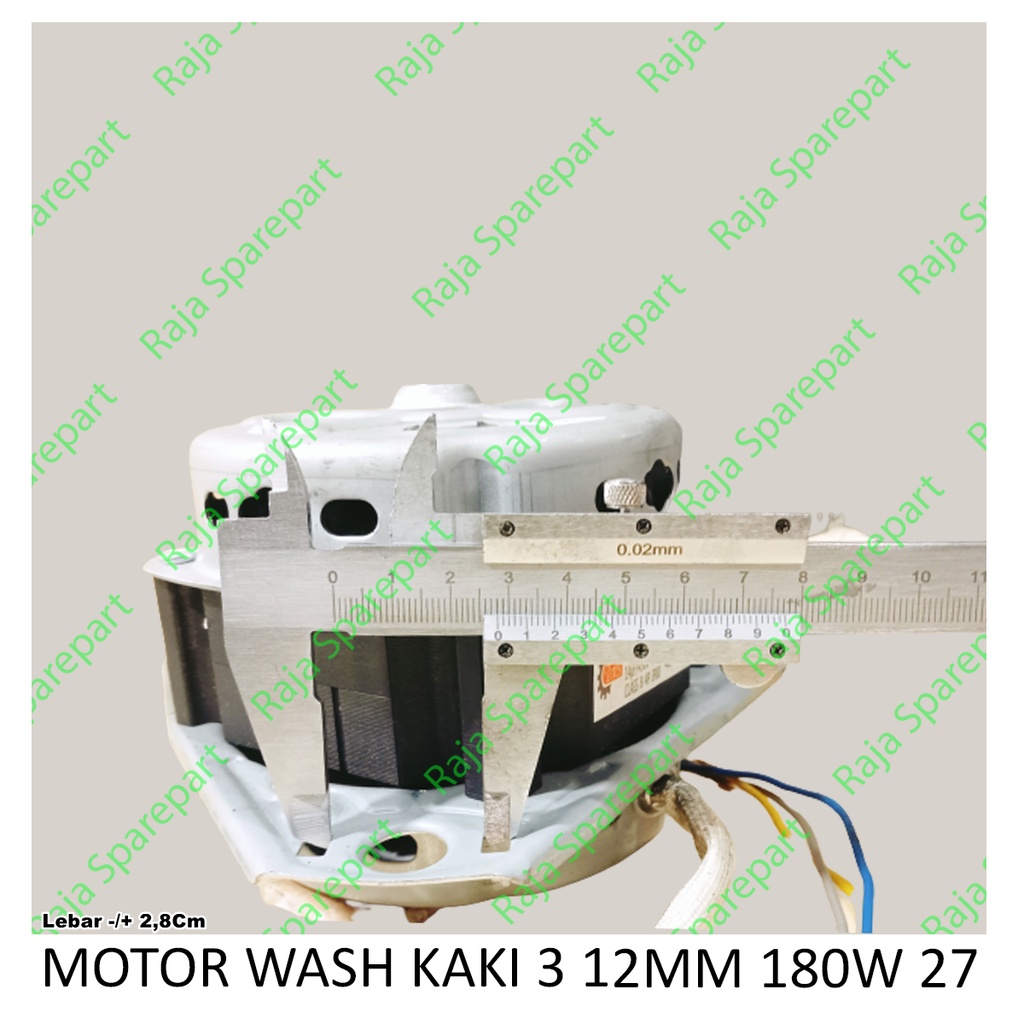 MOTOR WASH KAKI 3 12MM 180W 27