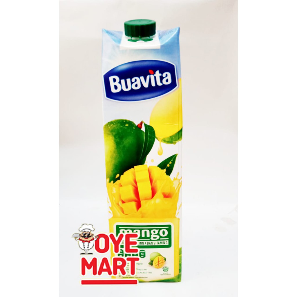 BUAVITA JUICE MANGO 1LITER / JUS BUAH RASA MANGGA