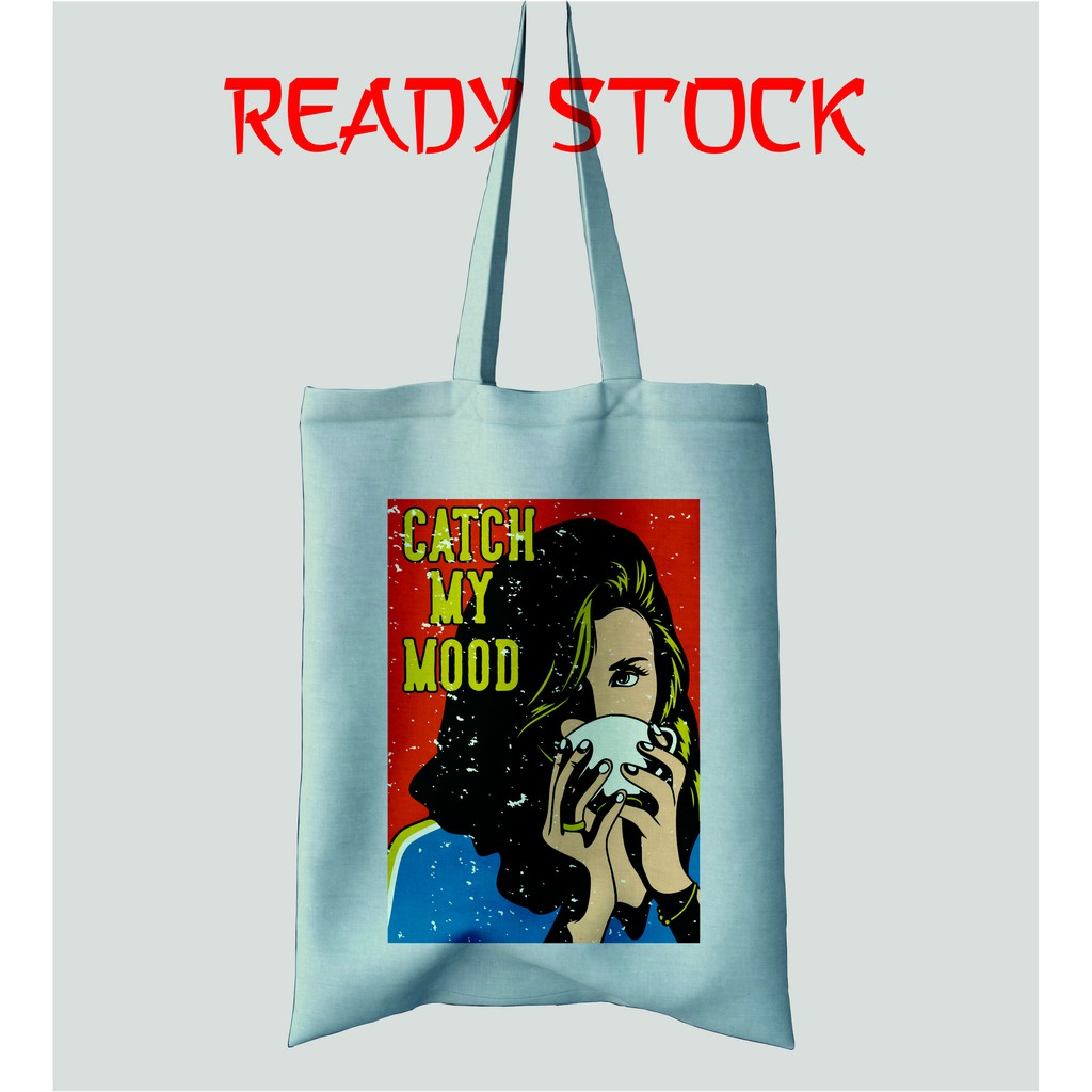 Totebag Premium - Canvas Drill - Bukan Blacu - Tas Fashion Wanita -  RS020