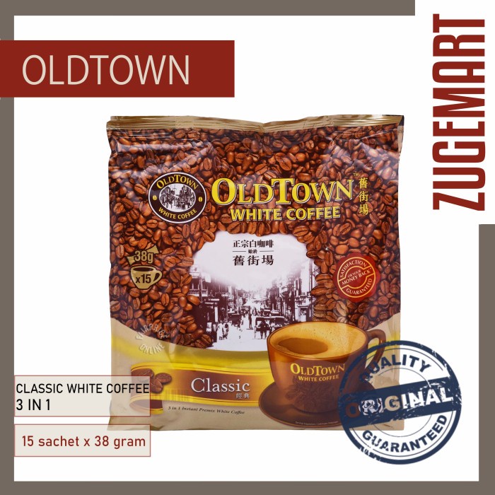 

Old Town White Coffee Classic 40 gr / 15 sachet Kopi Klasik