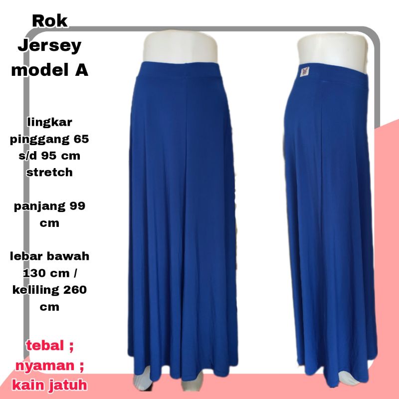 ROK PANJANG WANITA POLOS JERSEY rok fashion wanita muslim bahan kaos Jersey rok cewek cewe perempuan model A payung  ibu dewasa fashion muslim wanita bahan rok jumbo bigsize wanita model terbaru terkini panjang tebal warna warni