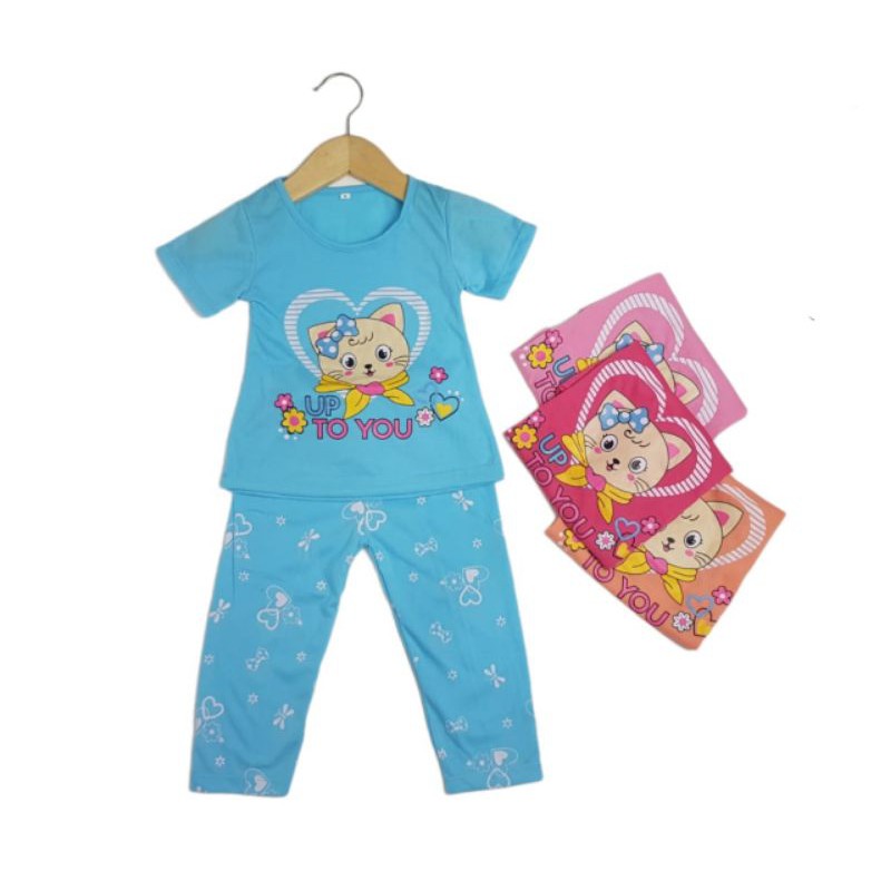 SETELAN BAJU ANAK PEREMPUAN NEW MOTIF UP TO YOU 2-6 TAHUN