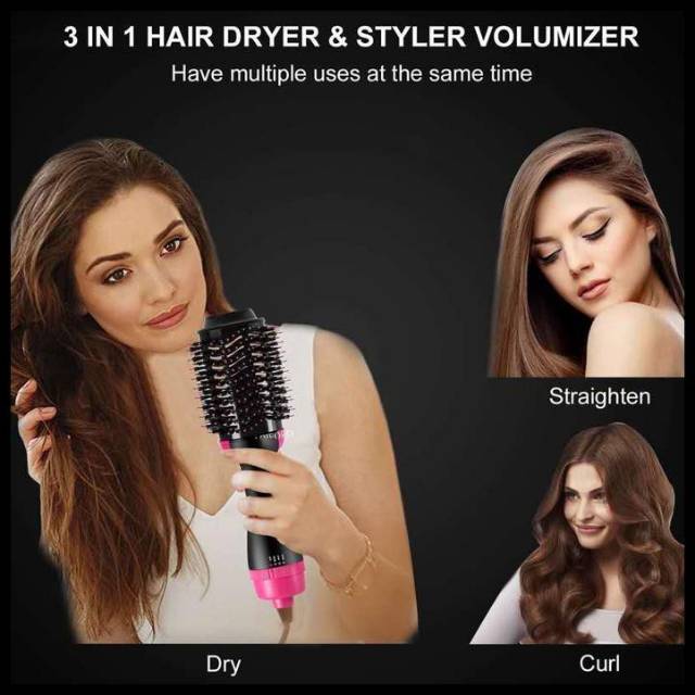 One step cinseer hair dryer and styler / one step  hot air brush (ready stock)