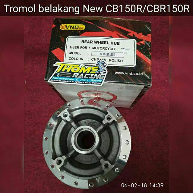Tromol belakang VND New CB150R facelitf dan CBR150R
