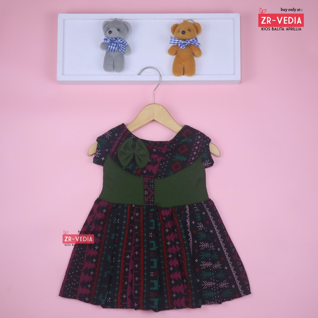 Dress Evelin Baby New Born Baru Lahir / COD Baju Anak Baby Perempuan Bayi Girl Lucu Harga Konveksi.