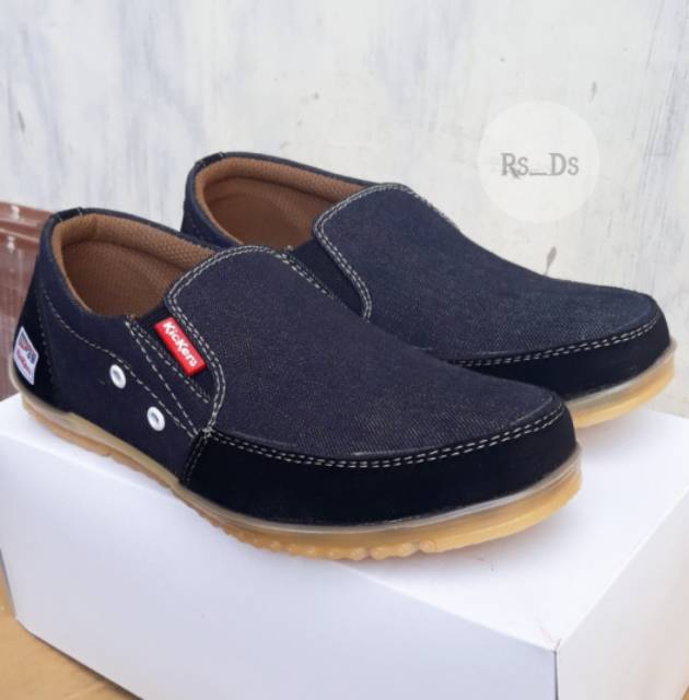 SEPATU PRIA CASUAL SANTAI SELOP TRENDY SLIP ON