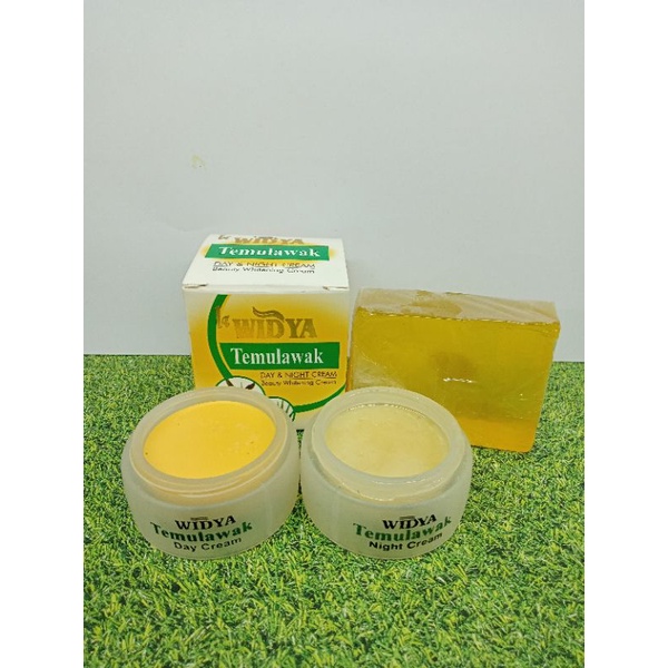 PAKET CREAM TEMULAWAK LA WIDYA // Cream siang dan malam + sabun