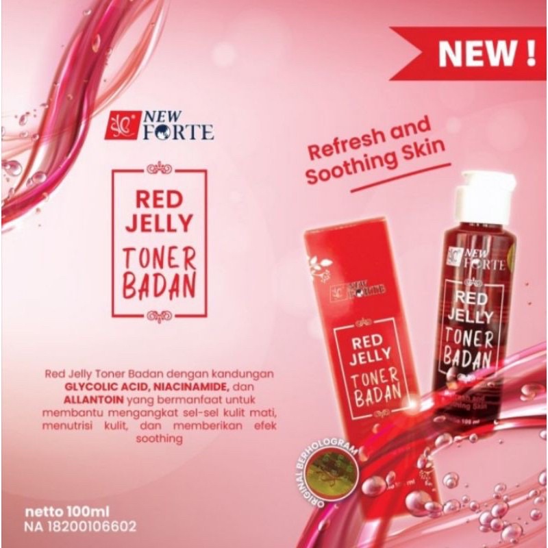 [READY] TONER BADAN SYB RED JELLY ORIGINAL BPOM