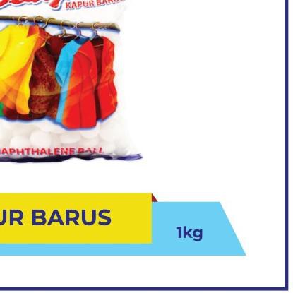 ☻ Sea Gull Seagull Kamper putih kiloan kapur barus 1kg 1 kilo 1000 gram - Butiran Besar ♗