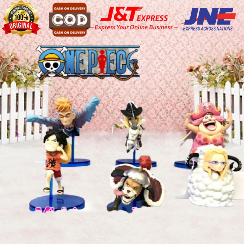 «431# Figure One Piece Wcf 20Th Anniversary Vol 2 (Set 6) Luffy Marco Cavend )Vs'  §