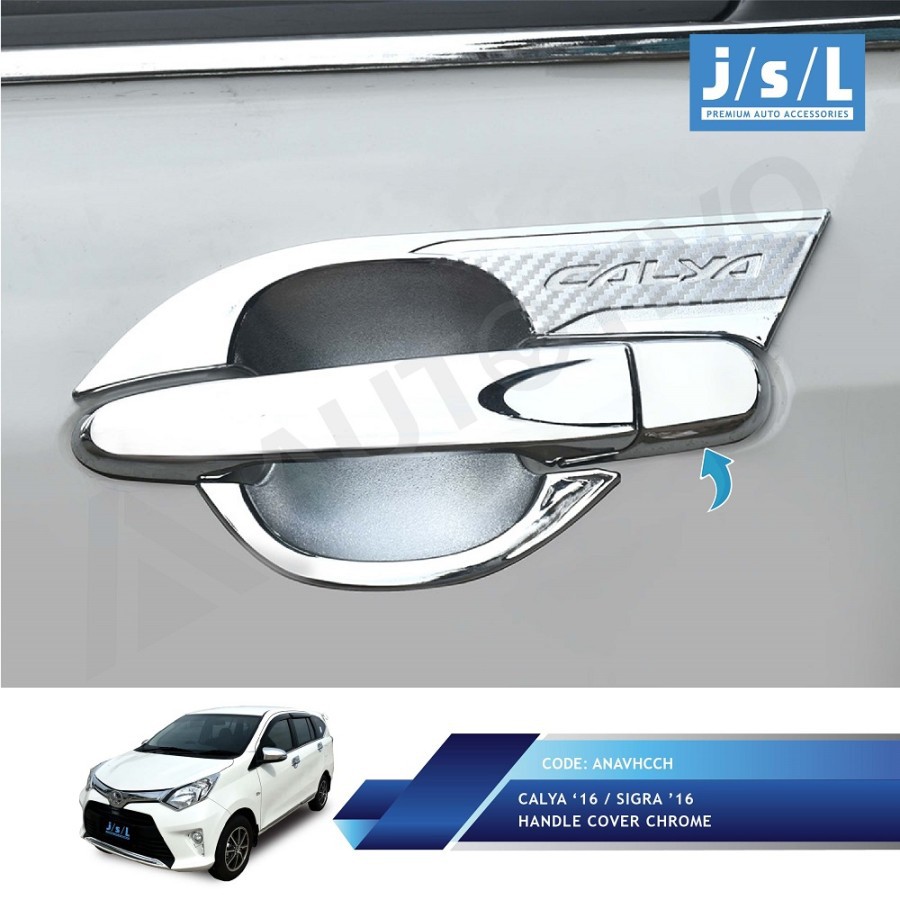 Handle Cover/pegangan pintu Calya Chrome