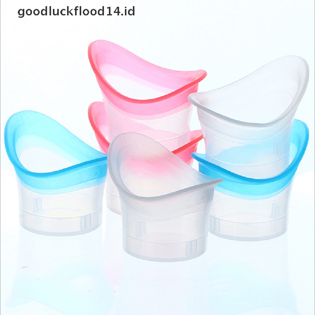 [OOID] 2pcs Eyewash Cup Silicone Resuable Soft Eye Bath Cup Eye Wash Cup ID