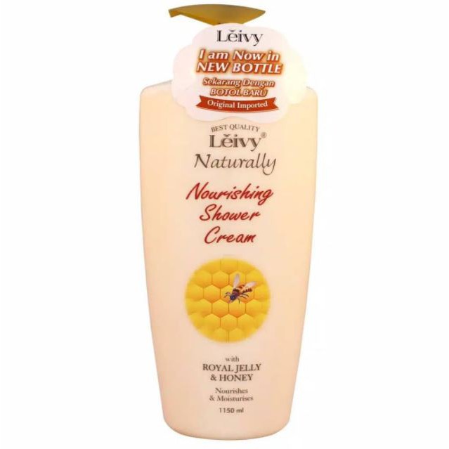 ☘️Yuri Kosmetik☘️ LEIVY Naturally Shower Cream 1150ml