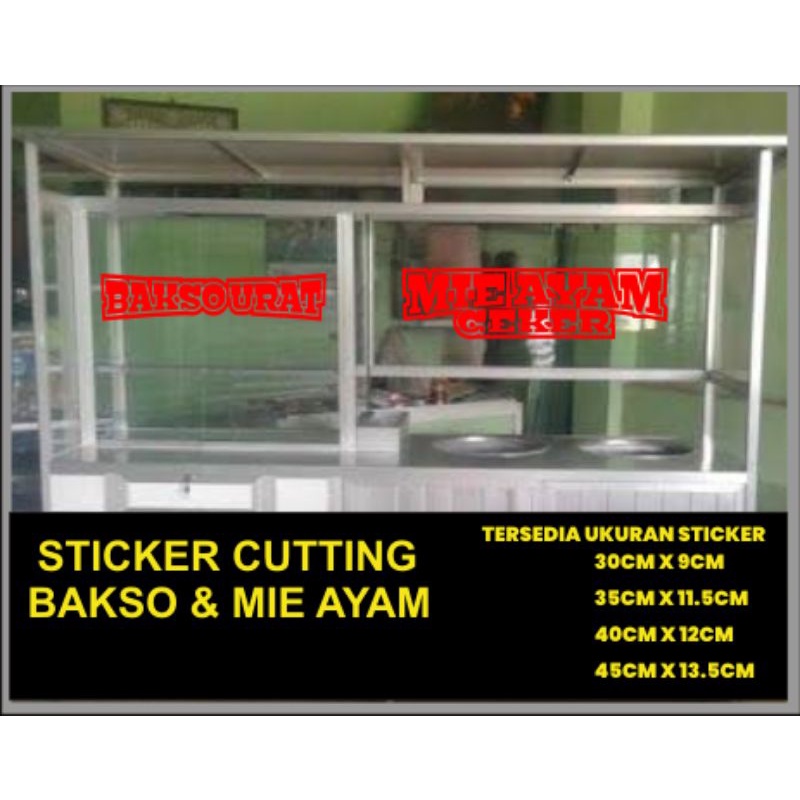 stiker bakso dan mie ayam