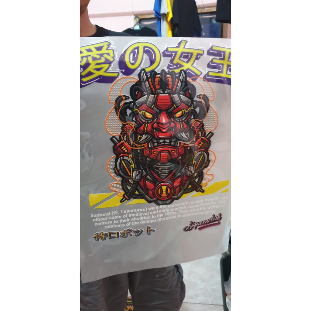 

SABLON DTF (PLASTISOL DIGITAL) SIAP PRESS A3