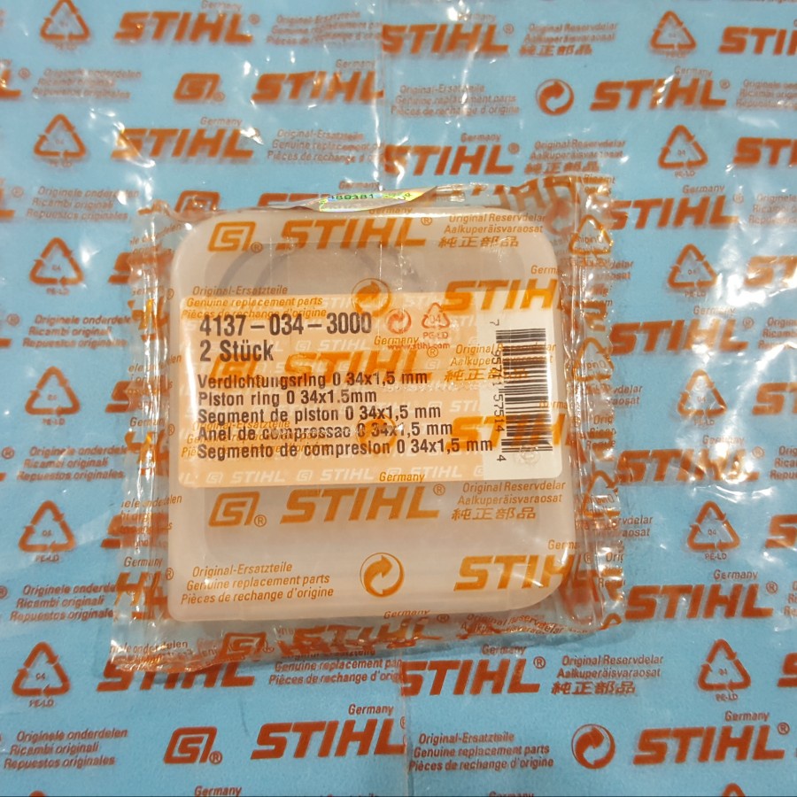 Piston Ring Set PC-70 PC-75 STIHL