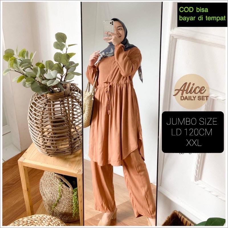 [GAJIAN SALE] ALL SERIES LD 120 / DAILY SET / ONE SET JUMBO / PIYAMA WANITA JUMBO-8