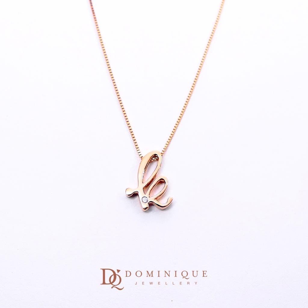 

Dominique Jewellery- Pendant Diamond K+ Necklace Kadar 75%