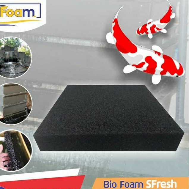 KAPAS BUSA BIO FOAM FILTER AQUARIUM AQUASCAPE UKURAN 25x10x5 CM