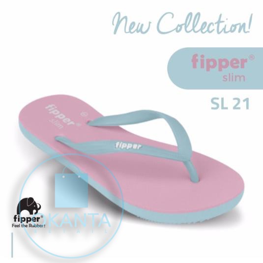 Sandal Fipper Slim - Pink Light Mint [SL 21] - ORIGINAL