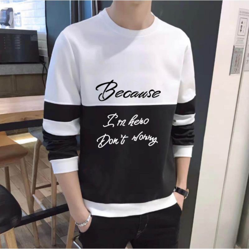 Kaos Lengan Panjang Korean Style Premium