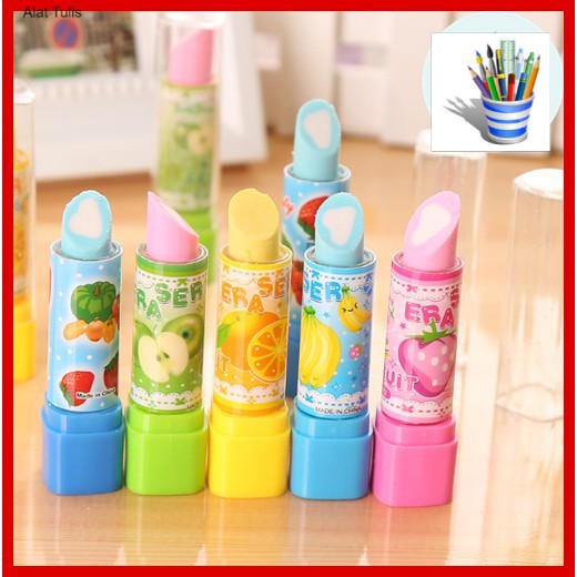 

Penghapus Karakter Lucu Bentuk Lipstik Lipstick OK0112