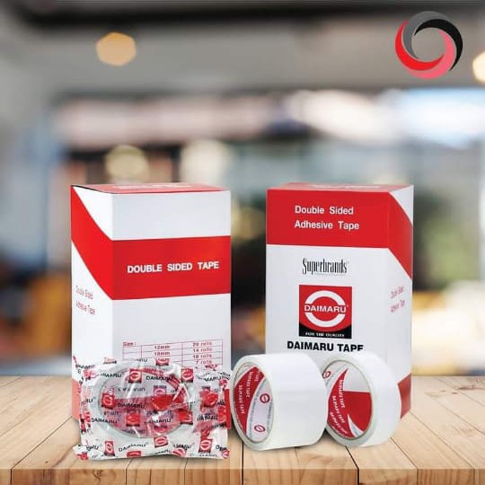 

double side tape/double tape/lakban bolak-balik 24 mm merk daimaru