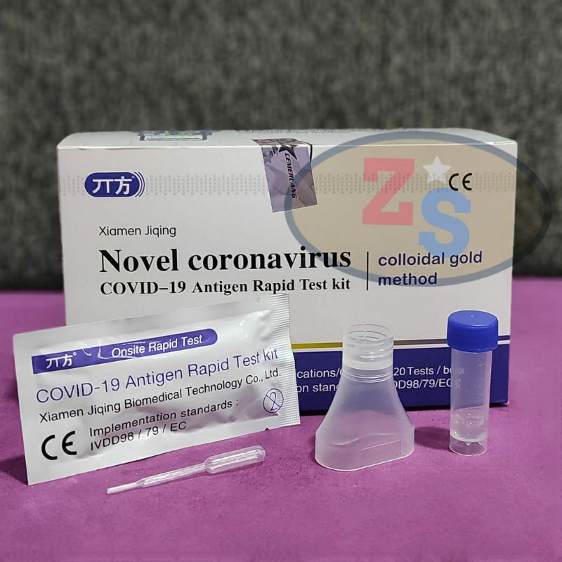 swab antigen | SALIVA TES ANTIGEN AIR LIUR 20 PCS