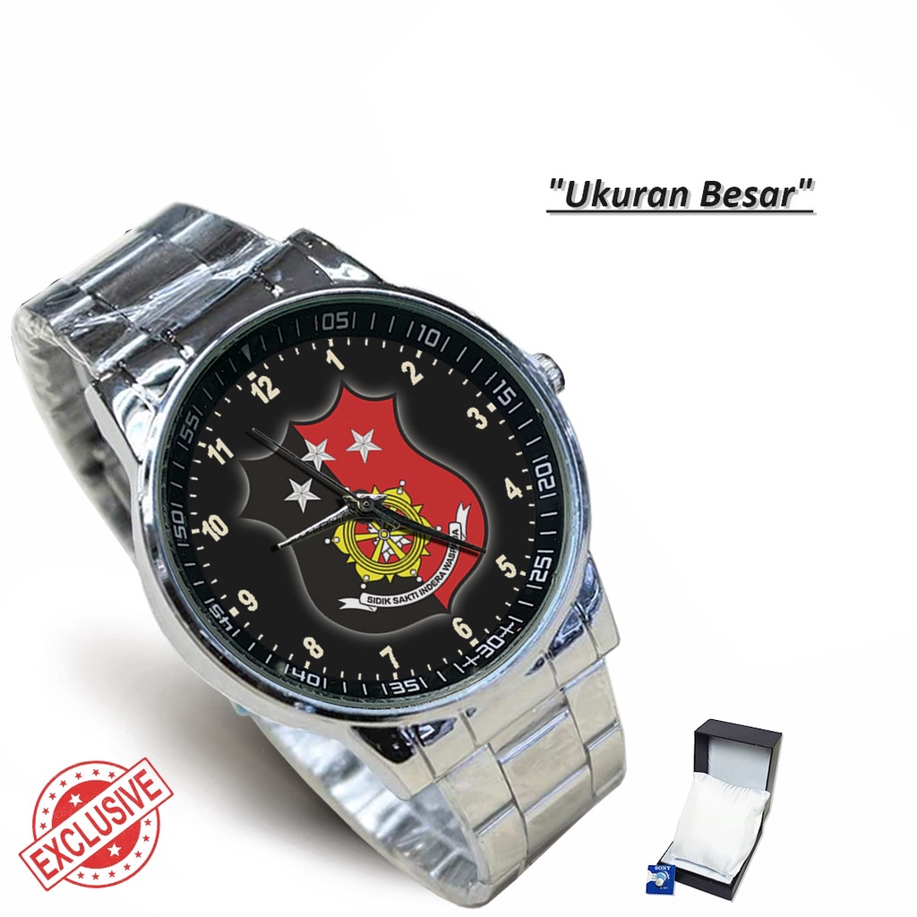 Jam Tangan Rantai Couple RESMOB POLRI (Amazing)