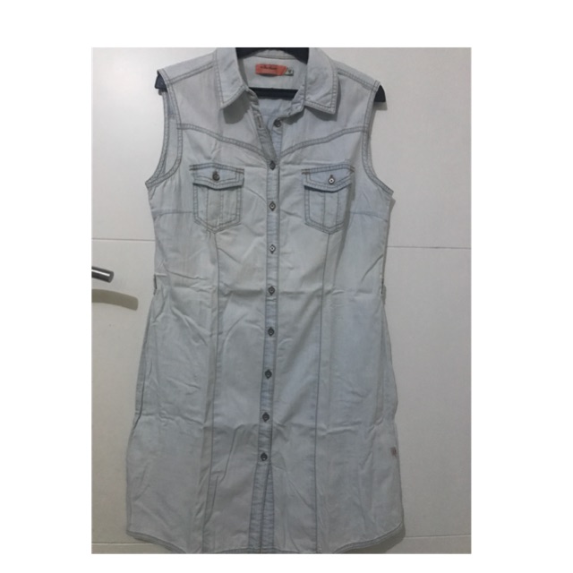 Dress Denim three second size m