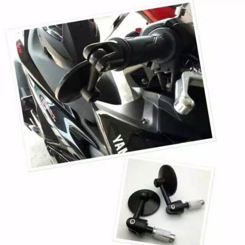 Spion Jalu Spion Bar End  Bulat Universal Nmax,Aerox,Pcx,Vario,Beat,Mio,Vespa,W175,Xabre,Vixion Dll