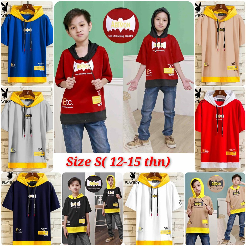 Sweater Hoodie ABIMON/sweater Hoodie pria/Hoodie lengan pendek