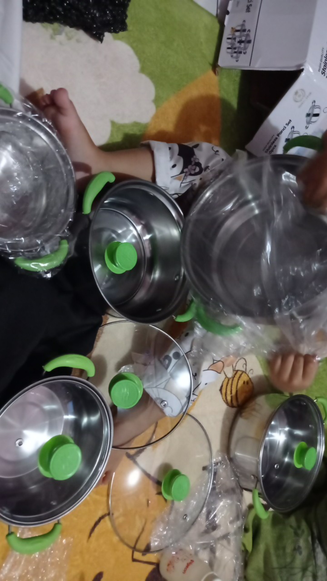 Panci Set M225a 16/24 Tutup Kaca Stainless - Stock Pot Serbaguna