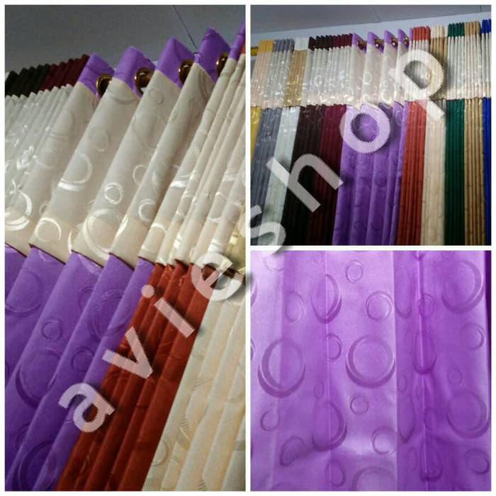 Terhits Gorden Smokering + Poni Motif Polkadot Minimalis Tinggi 2M - Tanpa Poni Terbagus