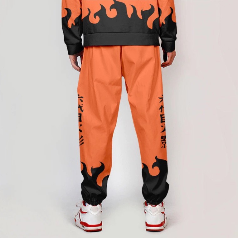 Jogger pants Rokudaime Orange Anime Manga Naruto Premium Unisex