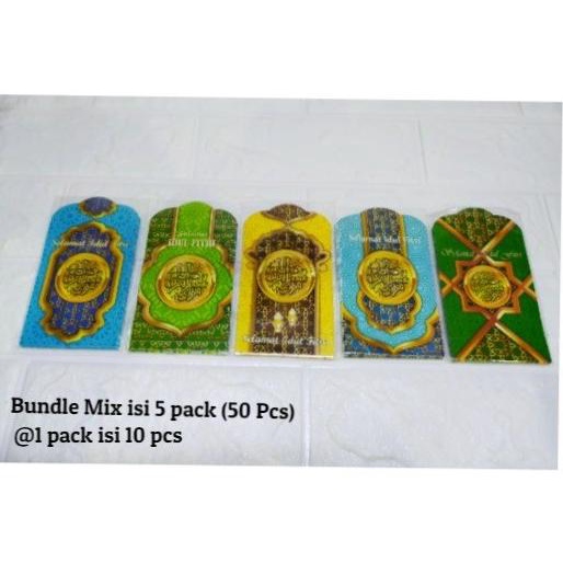 

(5 pack) Angpao Lebaran KALIGRAFI SEDANG Bundle Mix Idul Fitri duniahand1 Segera Beli
