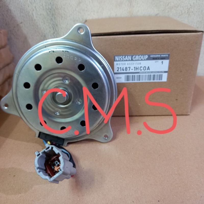 motor fan radiator nissan march