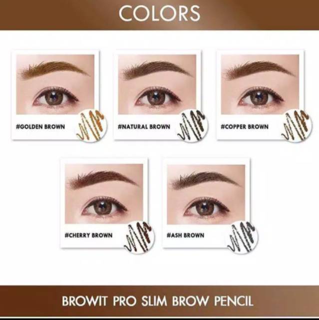 (READY) BROWIT Pro Slim Brow By Nongchat ORIGINAL THAILAND