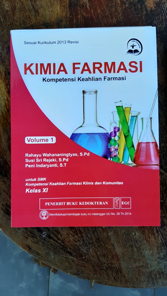 Kimia Farmasi Kompetensi Keahlian Farmasi Untuk Smk Kelas Xi Volume 1 Shopee Indonesia