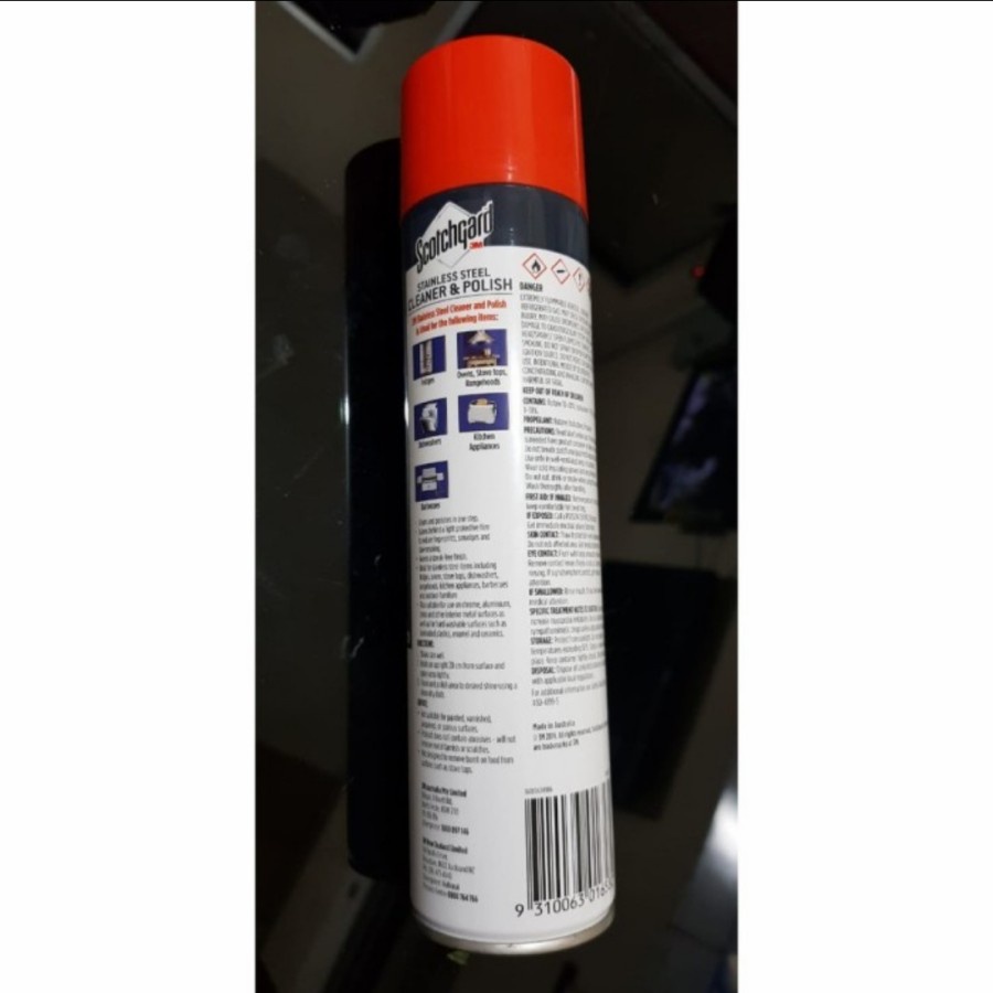 Scotchgard 3M stainless steel cleaner and polish 200 gram SCOTCHGARD 3 M 200g