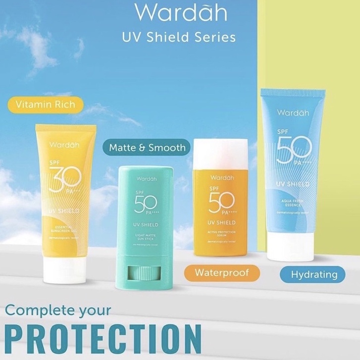 Wardah Sunscreen UV Shield SPF 30 50 PA++ Original BPOM Tabir Surya Aqua Fresh
