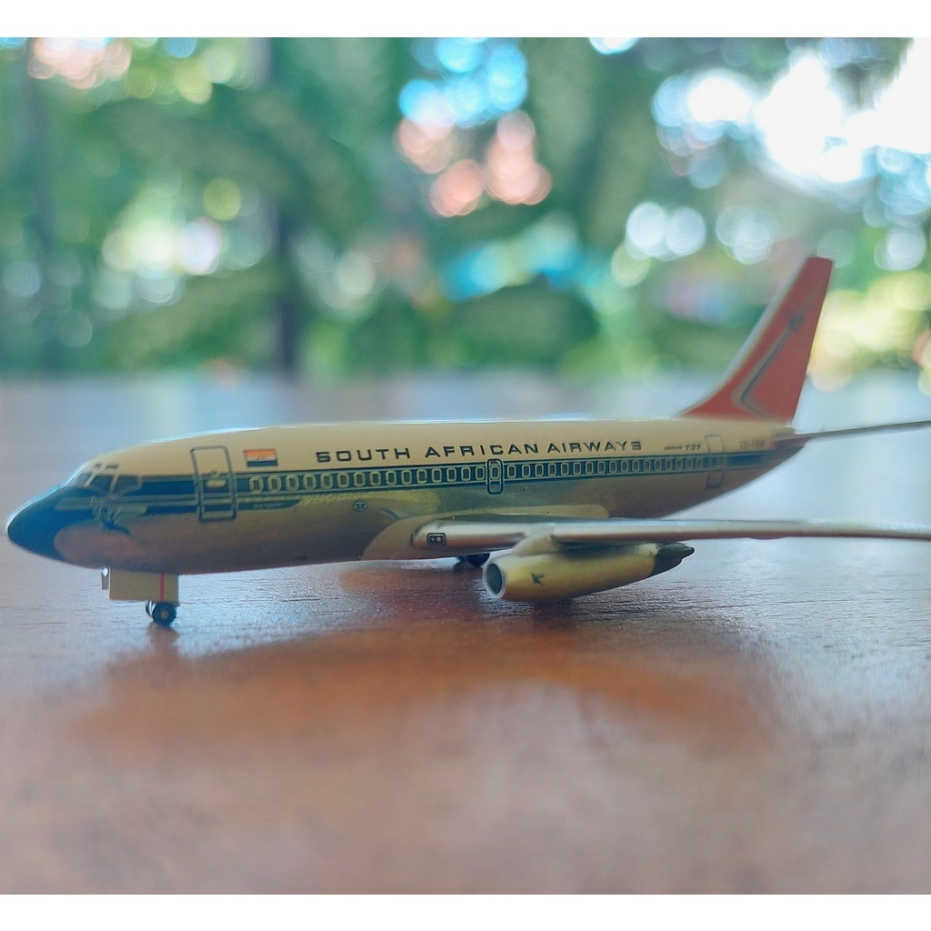 Die Cast Miniatur Pesawat Boeing 737-200 South African Airways