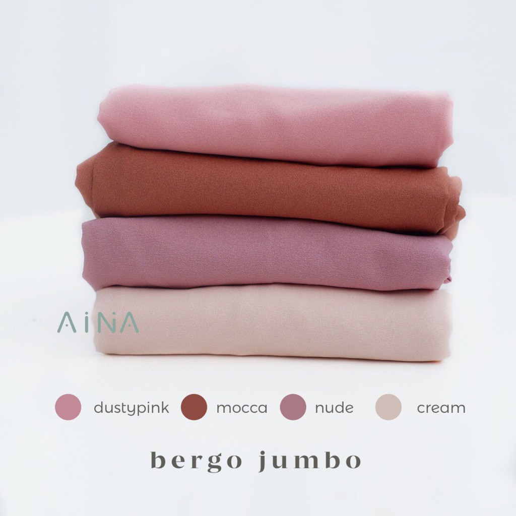 HIJAB BERGO SYAR'I / BERGO AISHA JUMBO / HIJAB INSTAN-1