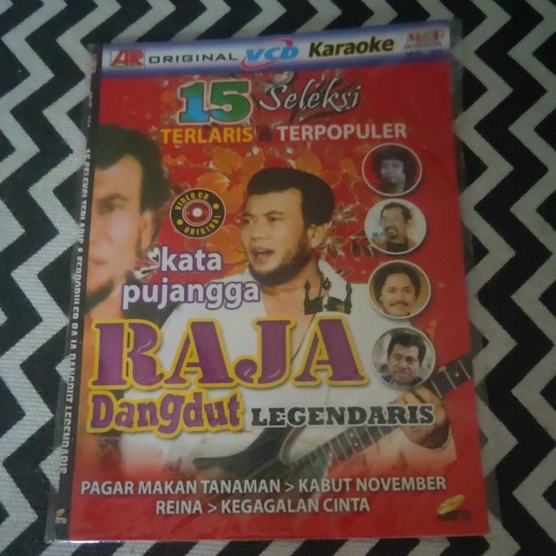 VCD KARAOKE ORIGINAL 15 SELEKSI TERLARIS & TERPOPULER RAJA DANGDUT LEGENDARIS