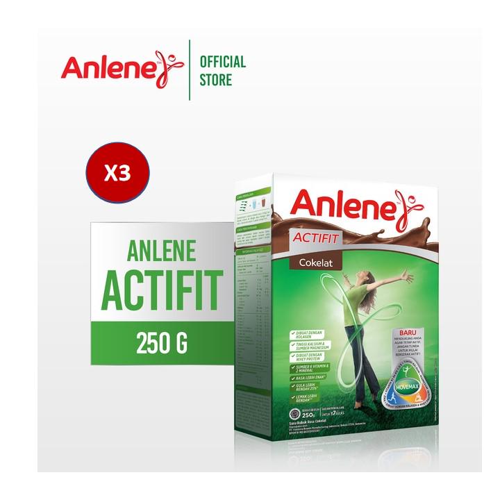 

Anlene Actifit 250g - Cokelat - 3 pcs