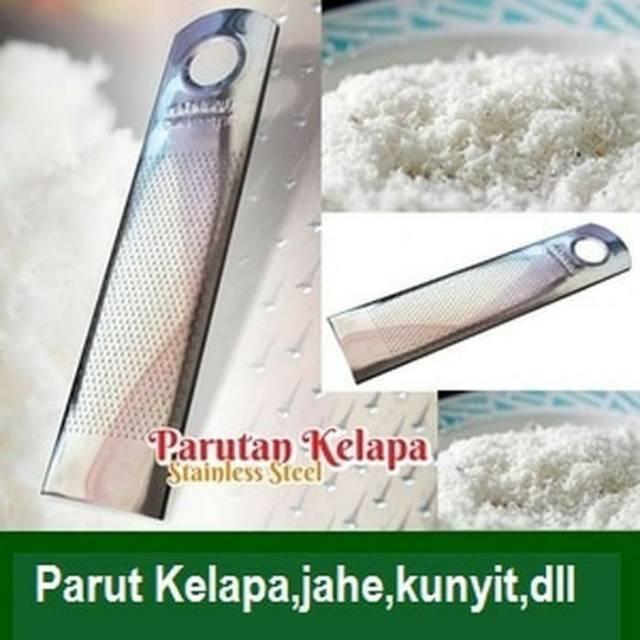 Parut Kelapa 37x8cm / PARUTAN KELAPA STAINLESS / PARUTAN KELAPA JAHE LENGKUAS DAN SAYURAN