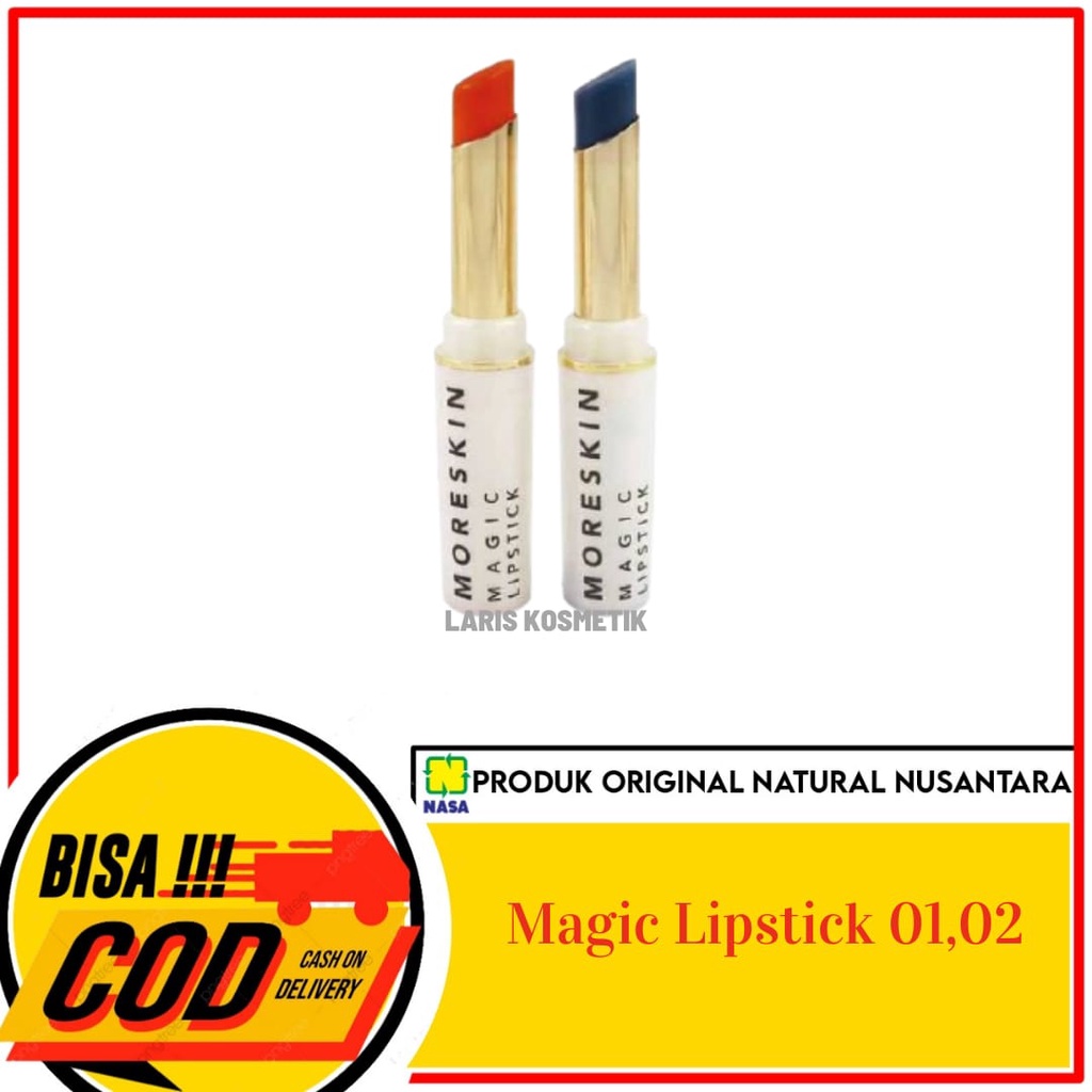 Moreskin Magic Lipstik / Lipstik Moreskin Tahan Lama / Nasa Lipstik Magic Moreskin lariskosmetik