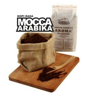 

Kopi AROMA Bandung Rasa Mocca Arabika Alami Langsung Pabrik