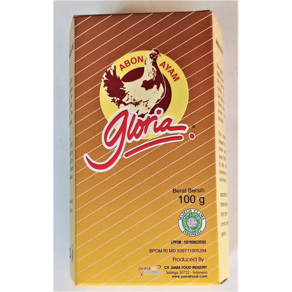 

Gloria Abon Ayam 100 gram