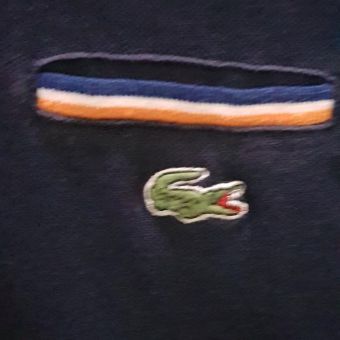 Open Ds] Kaos Navy Lacoste Original Preloved /Baju/Kemeja/Polo